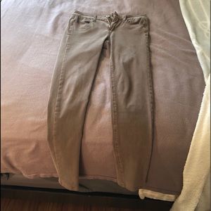 Grey jeggings